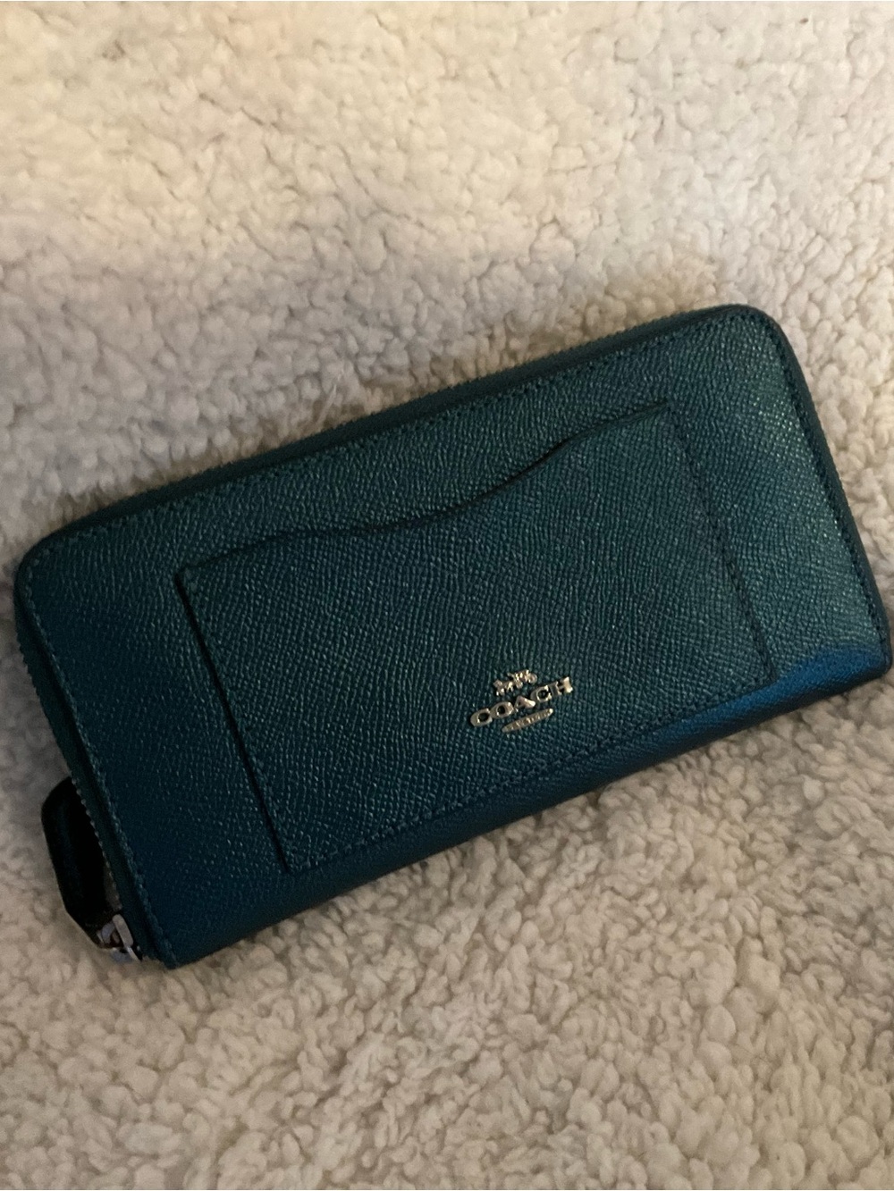 Coach wallet teal